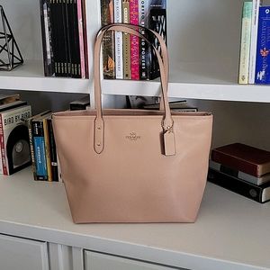 NEW Coach Nude Pink Tote Bag